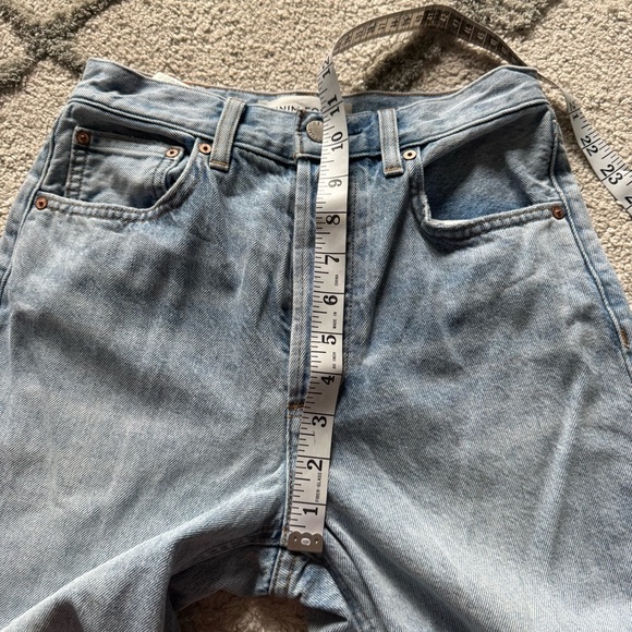 Aritzia Denim Forum jeans the Claudia high rise baggy straight leg 24 - Picture 10 of 13